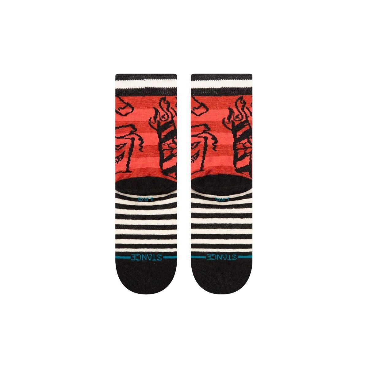 Stance sock Kids Merry Menace Red-2
