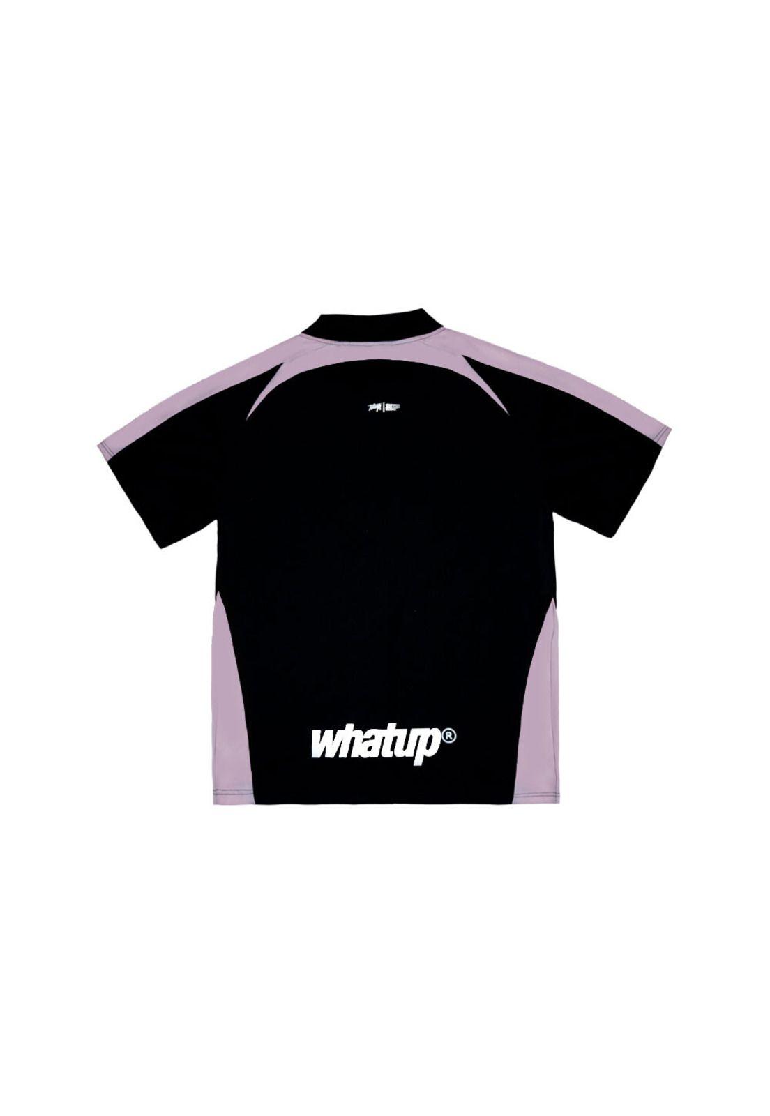 Camiseta Men Whatup "Juntos por la Calle" Black Pink-1
