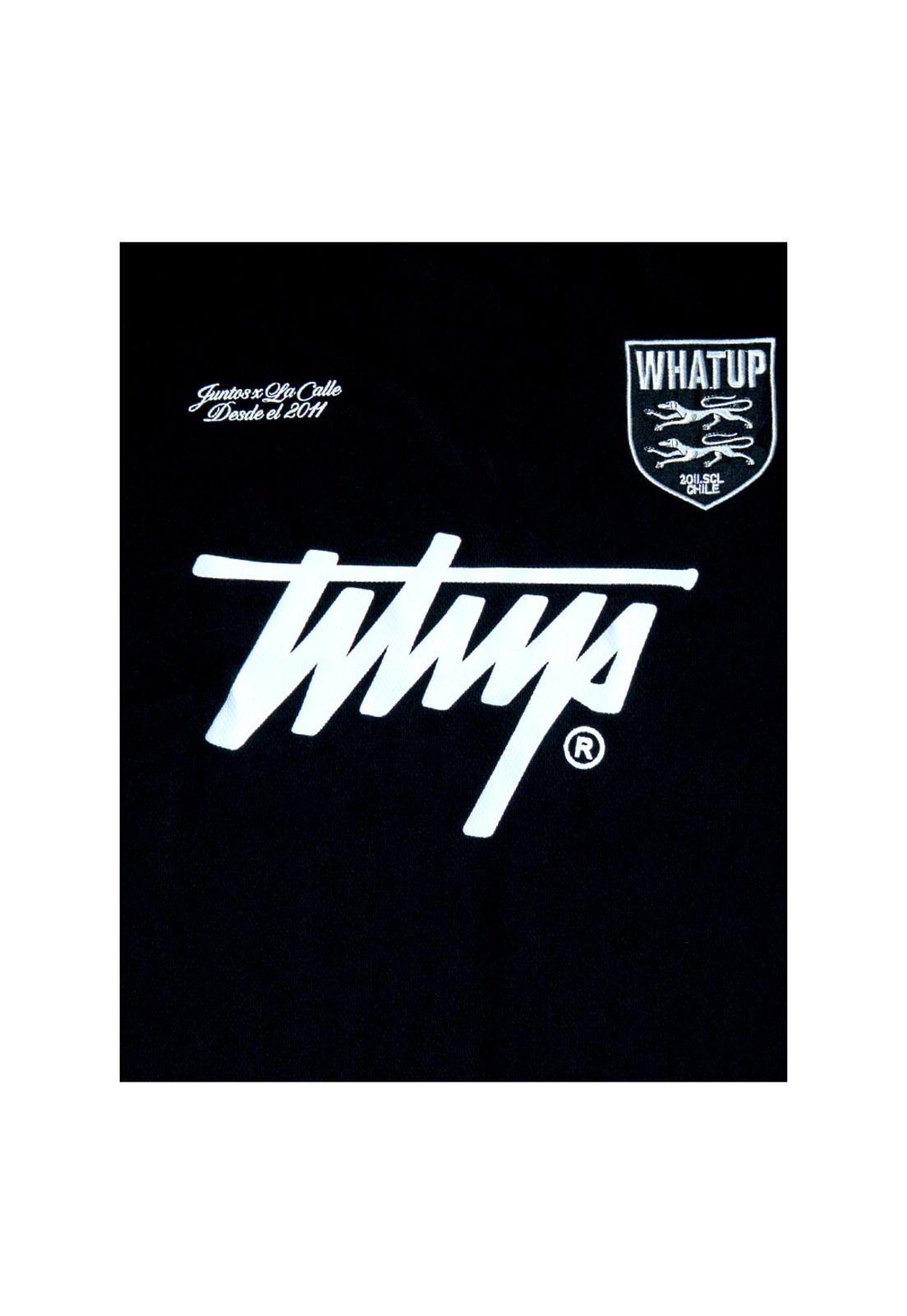 Camiseta Men Whatup "Juntos por la Calle" Black Pink-2