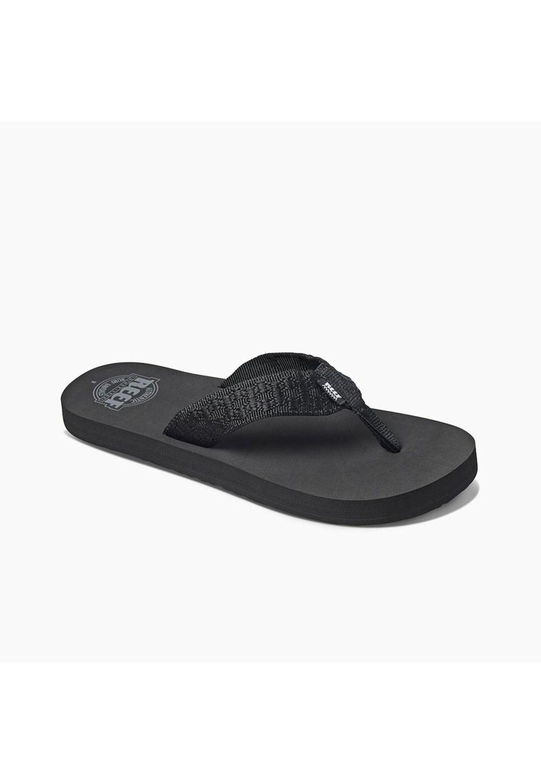 Sandalia Smoothy Men Black Reef-0