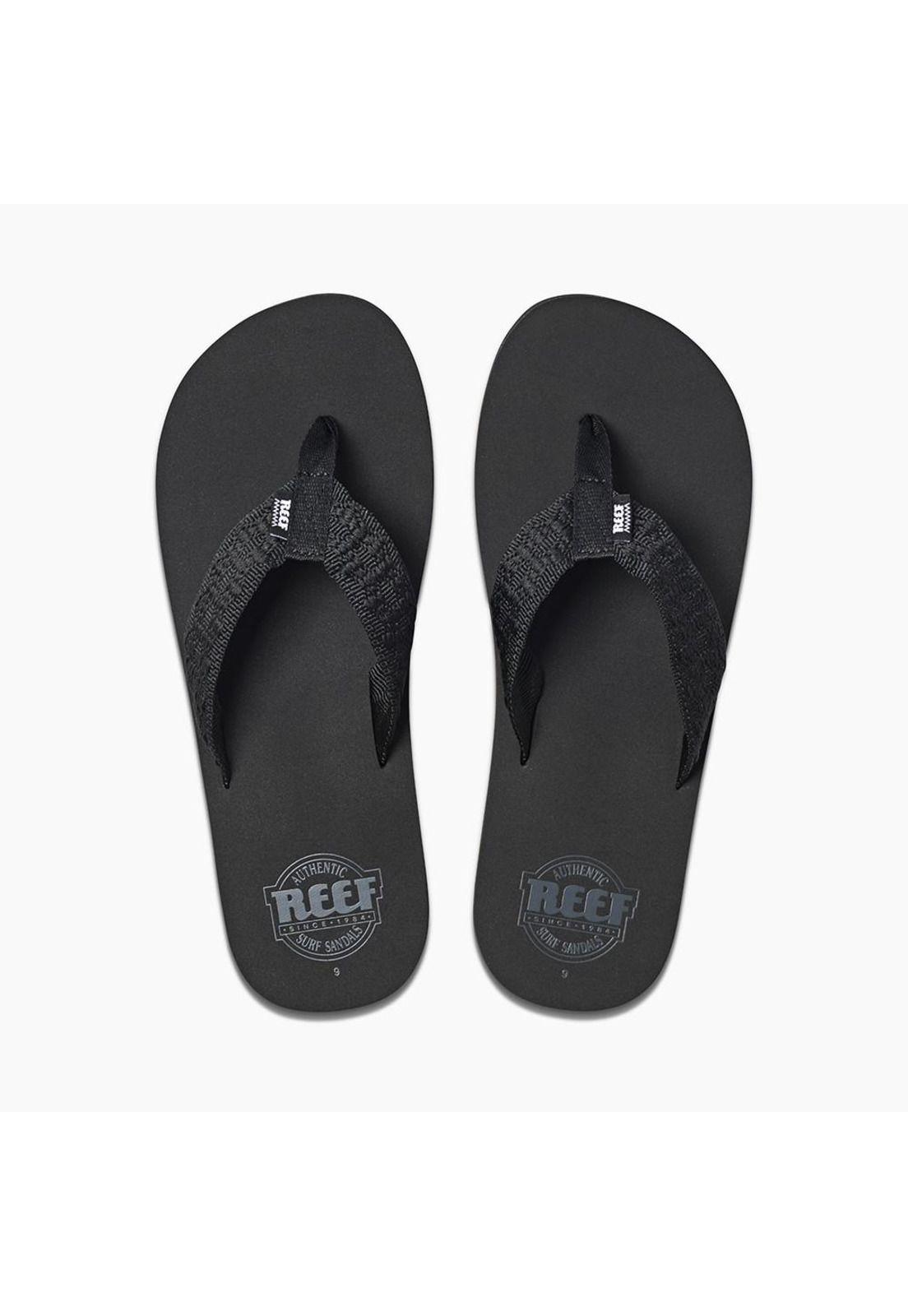 Sandalia Smoothy Men Black Reef-1