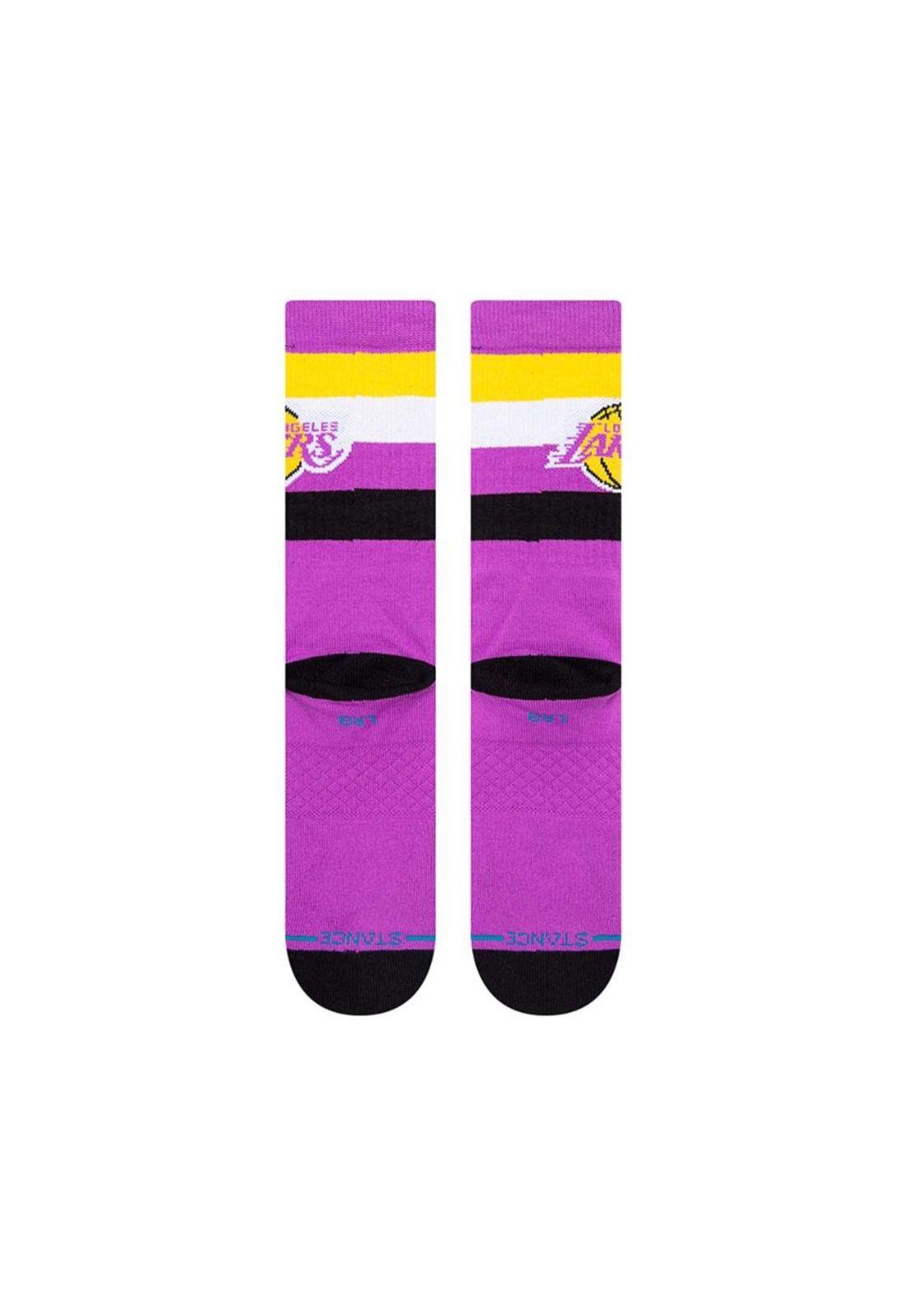 Stance Sock Lakers Crew Purple-2