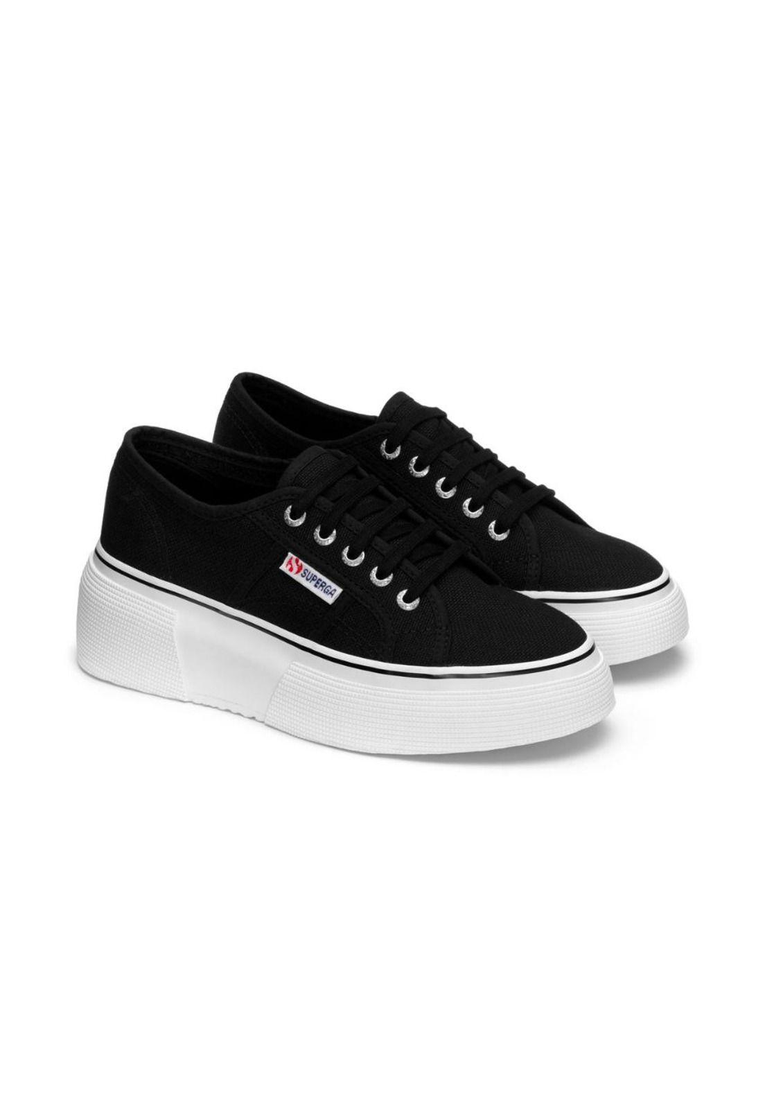 Zapatilla 2287 Bubble Line Black White-1