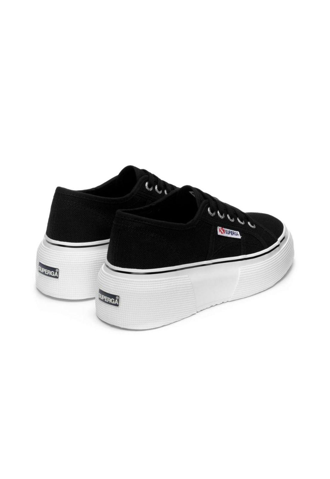 Zapatilla 2287 Bubble Line Black White-2