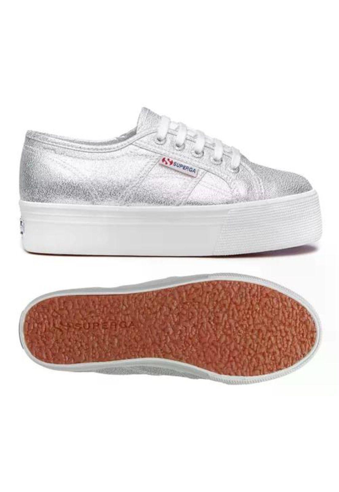 Zapatilla Lamew Plateado Superga-1