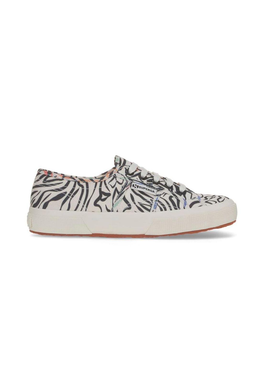 Zapatilla 2750 Zebra Print Beige Black Multi-0