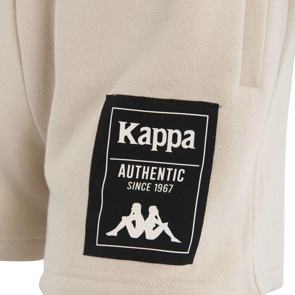 Short Women Beige Logo Black-3