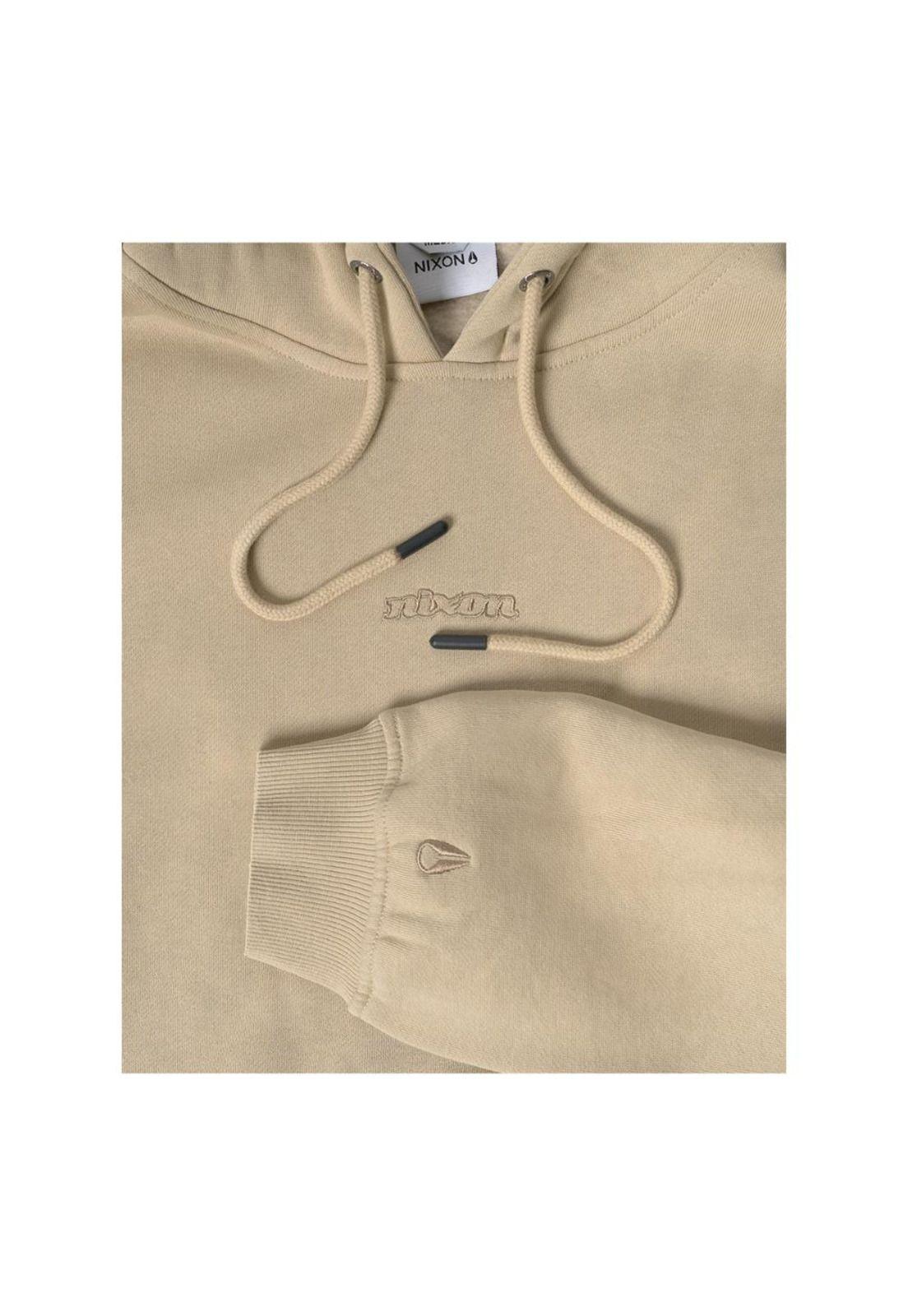 Poleron Nixon Men Hoodie Small Logo Sand Beige-2