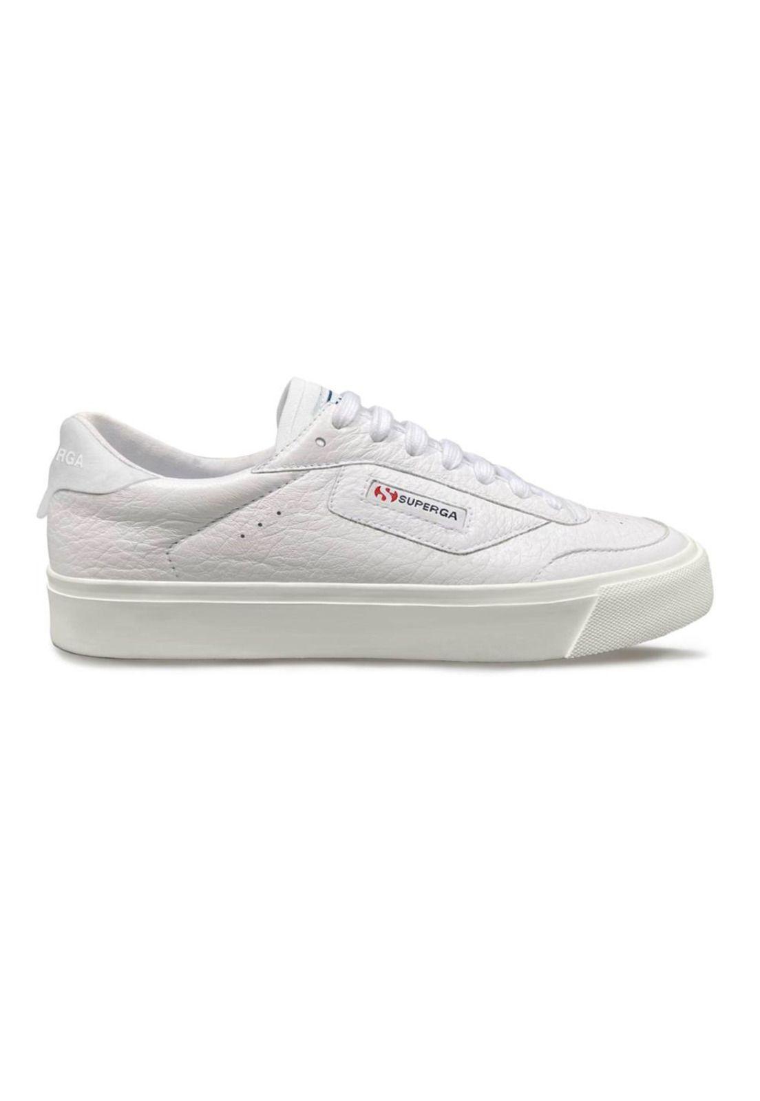 Zapatilla 3843 Court White Avorio-0