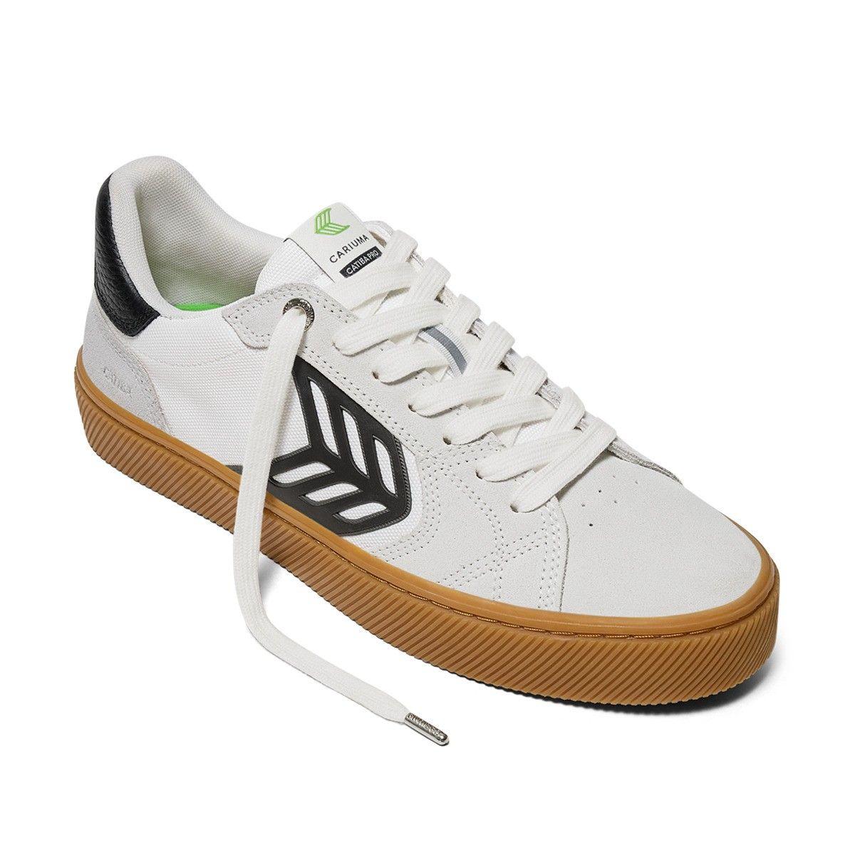 Zapatilla Cariuma Men CATIBA PRO 2.0 Suede White Black-1