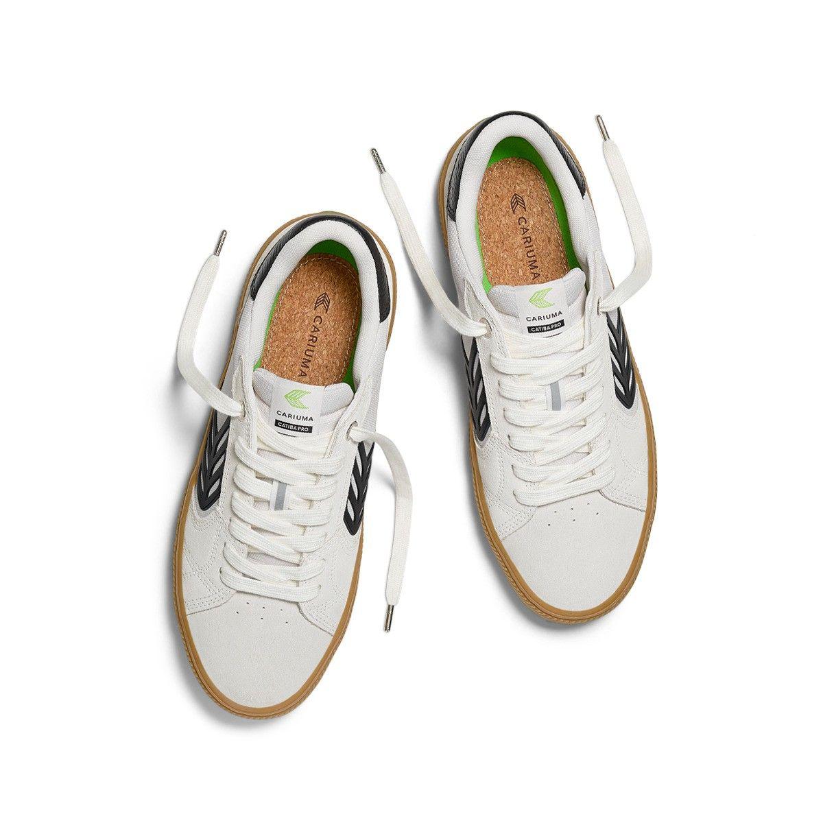 Zapatilla Cariuma Men CATIBA PRO 2.0 Suede White Black-2