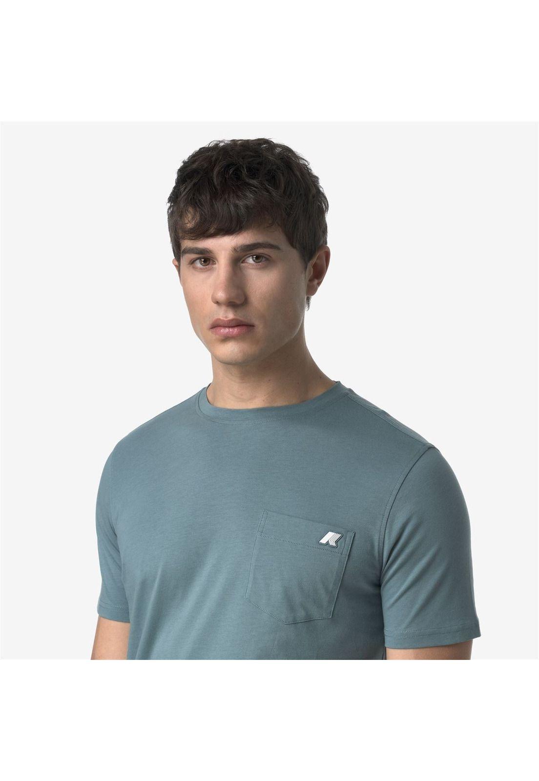 Polera K-Way Men Sigur Green Iron-3