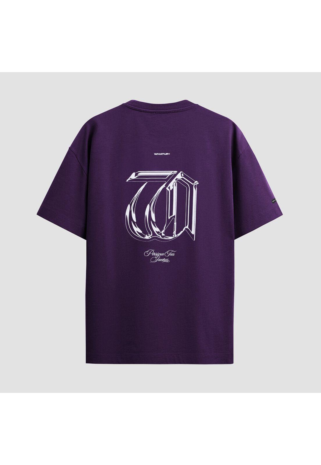 Polera Whatup Hombre Persigue Tus Sueños Morado-5