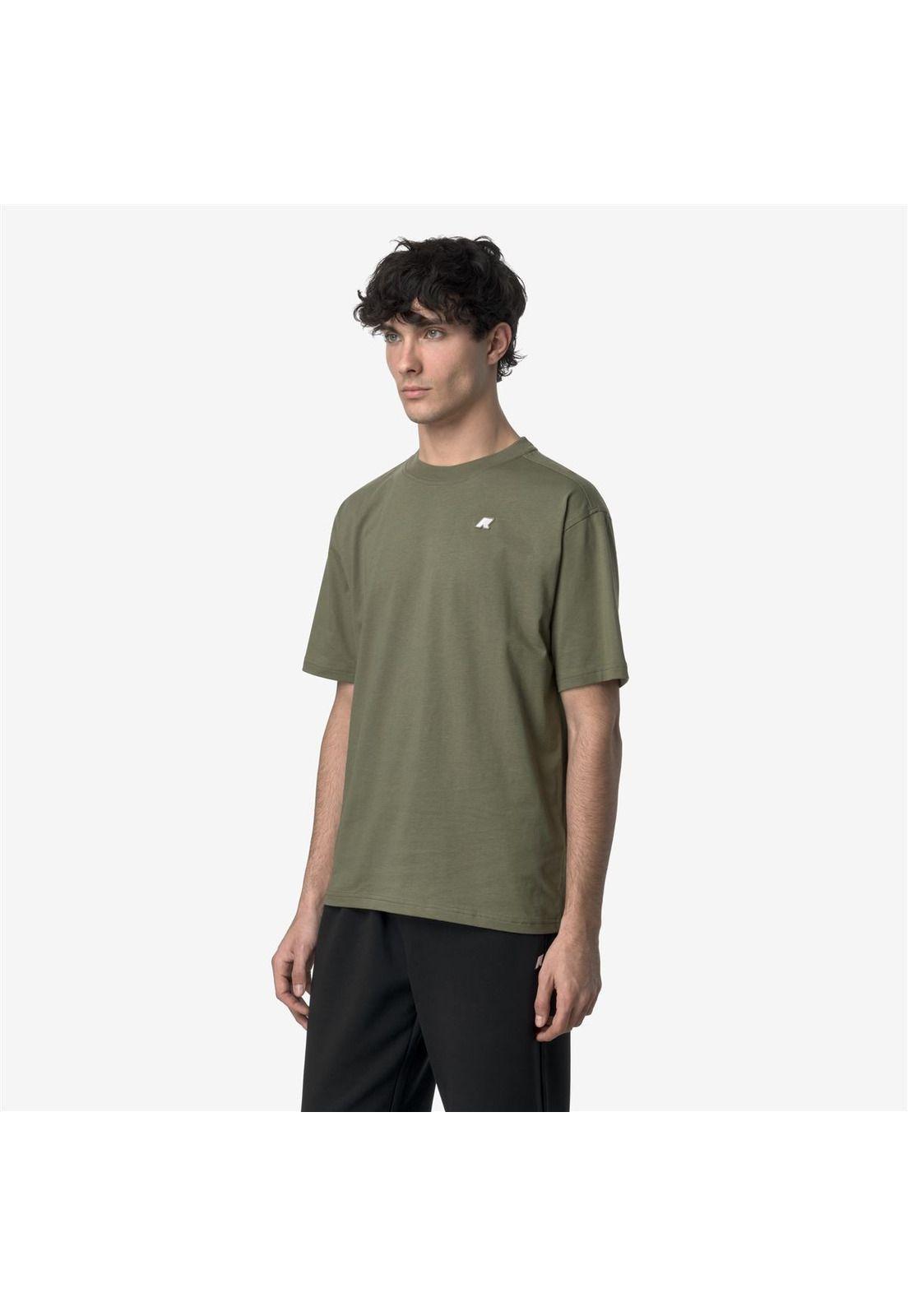Polera K-Way Men Solo Green Lichen-2