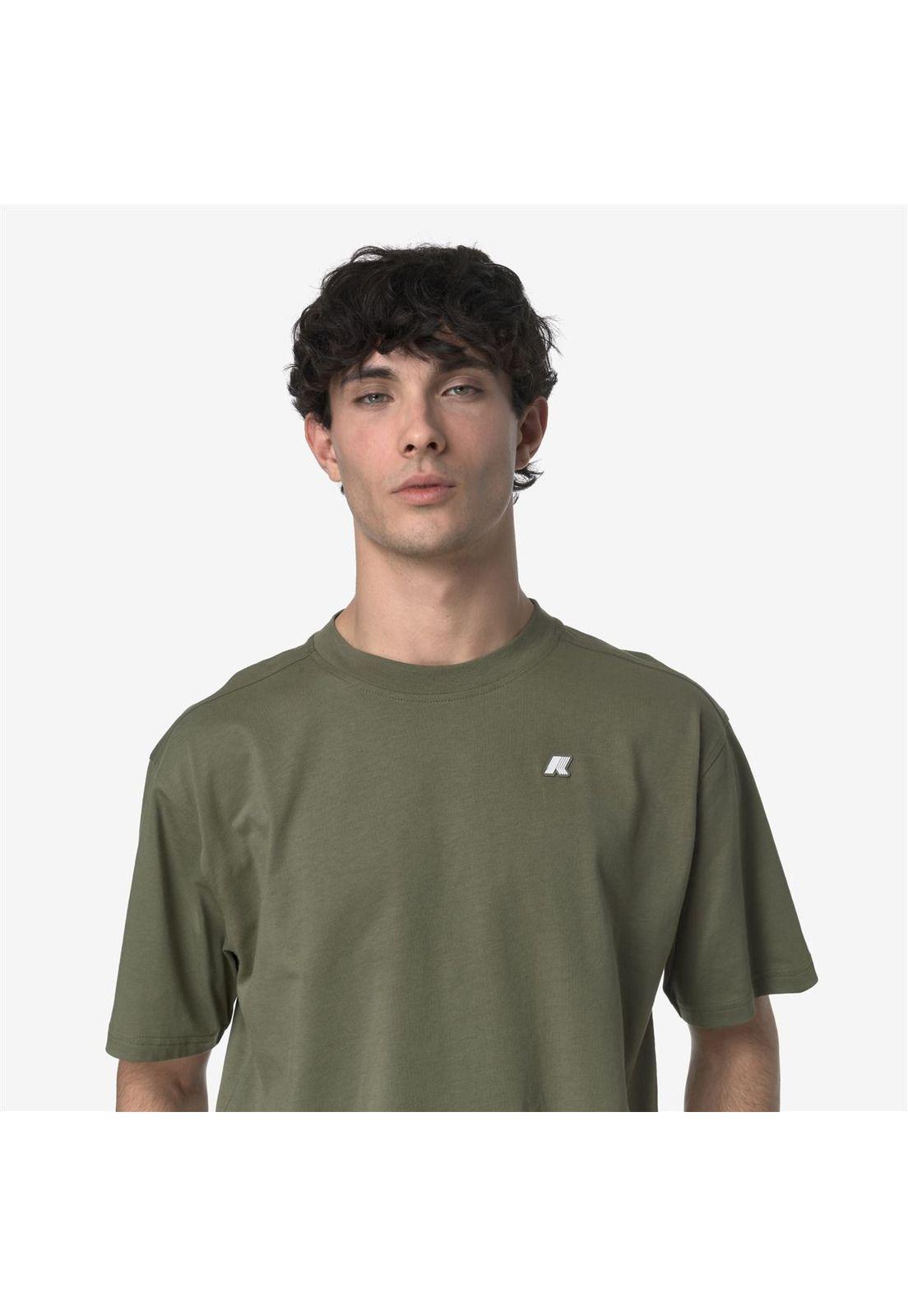 Polera K-Way Men Solo Green Lichen-3