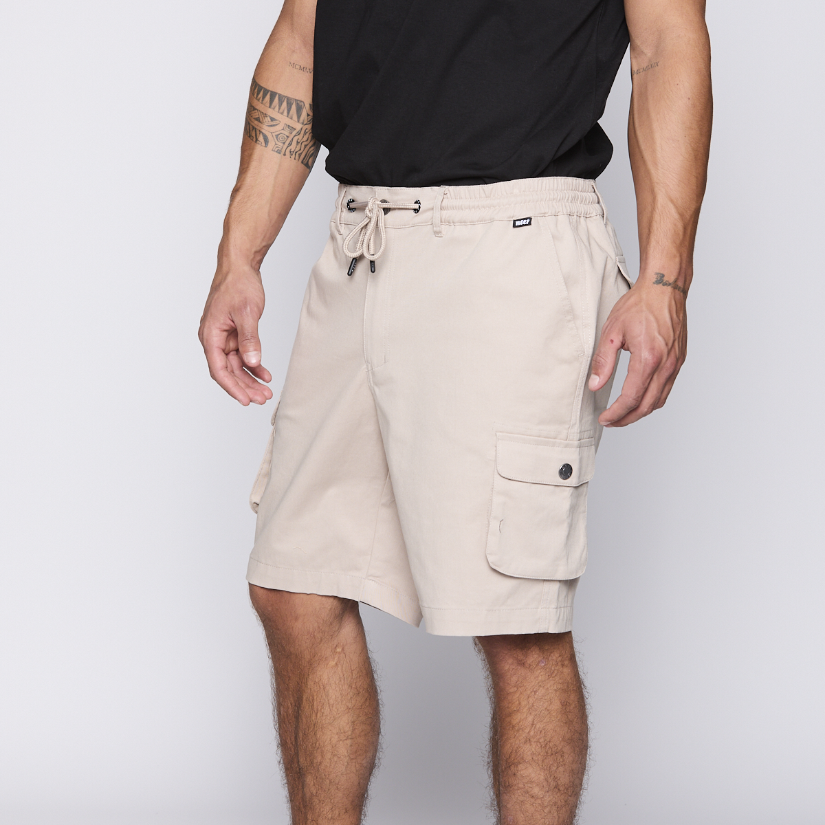 Short Cargo Reef Men All Beige-1