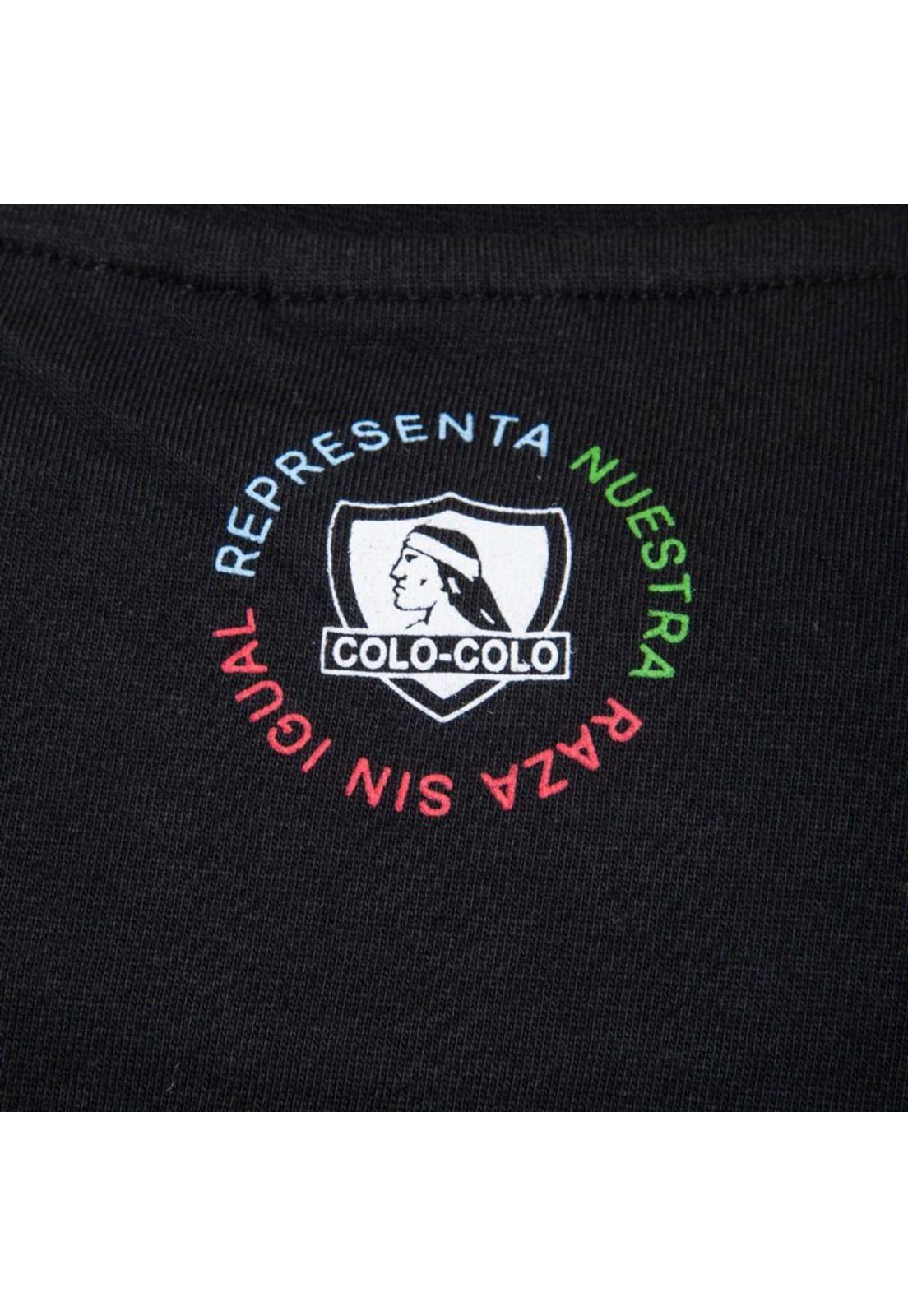 Polera Colo Colo Urbano "Raza Sin Igual" Negra-3