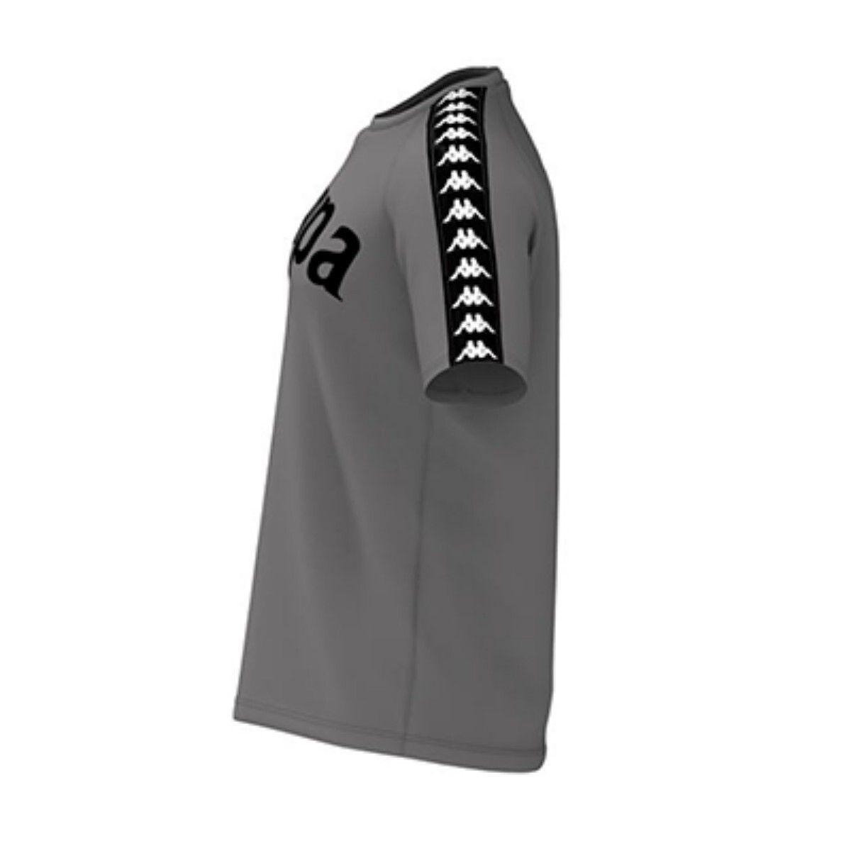 Polera Men Banda Balima Grey Melange Banda Black White-2