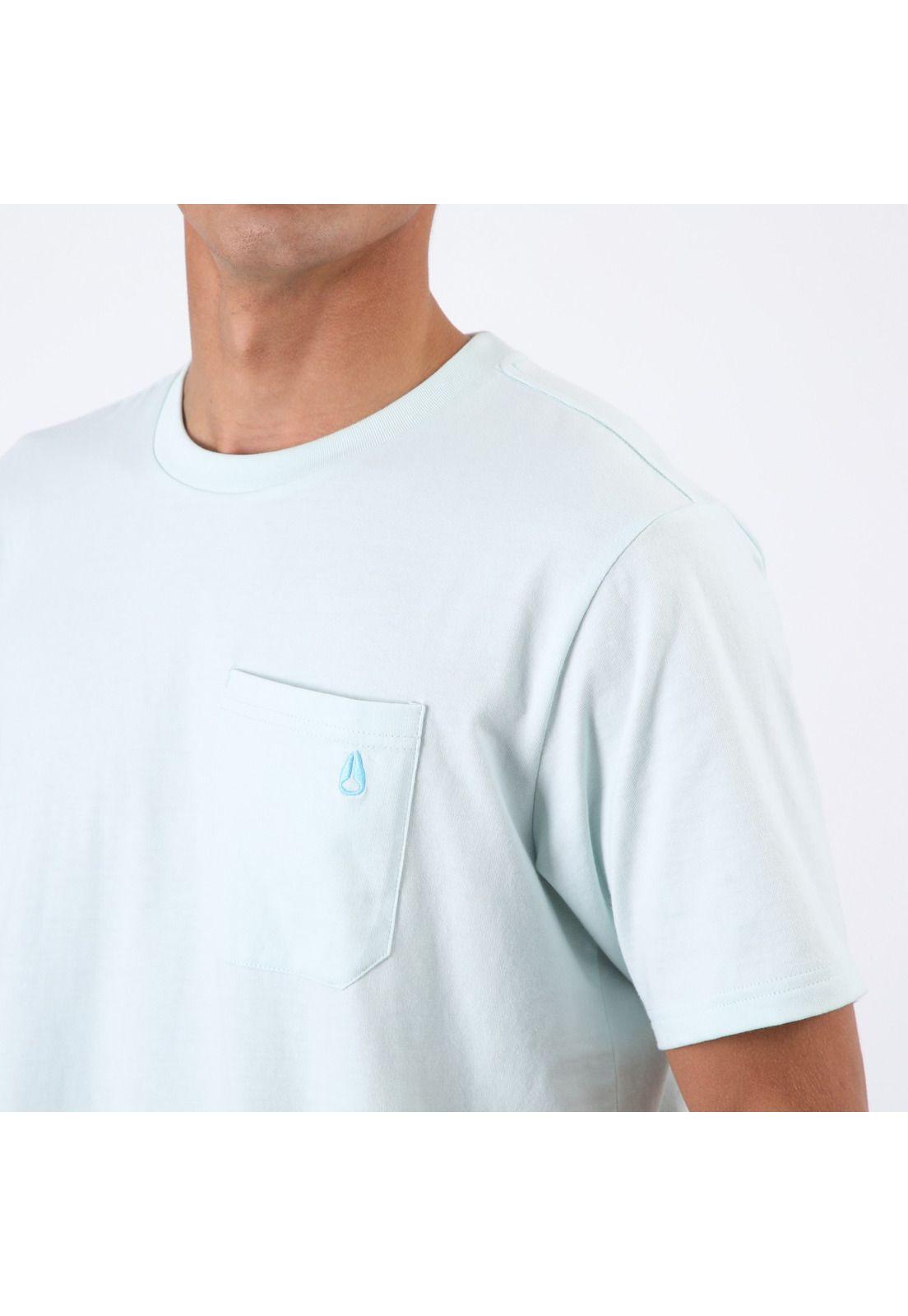 Polera Nixon Men Pocket Light Blue-4
