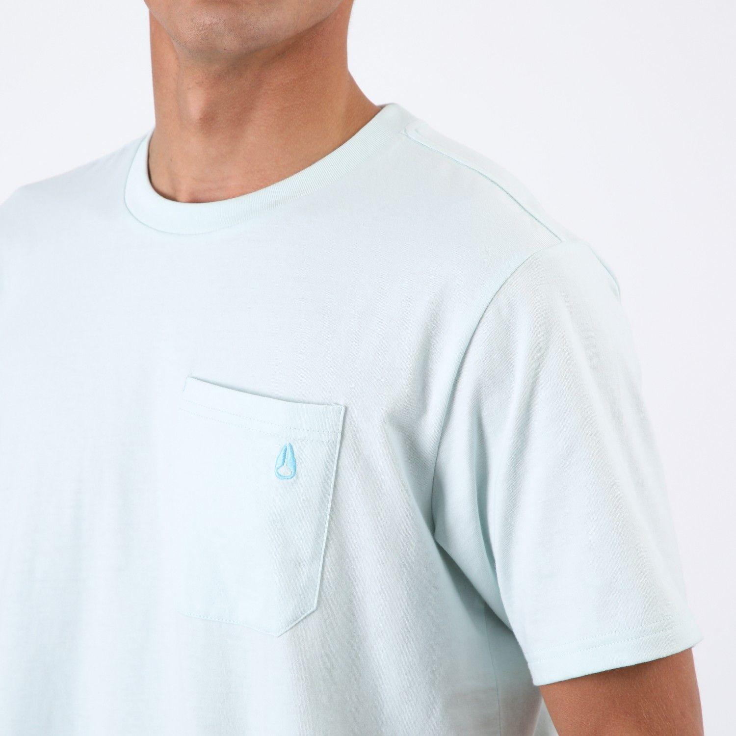 Polera Nixon Men Pocket Light Blue-4