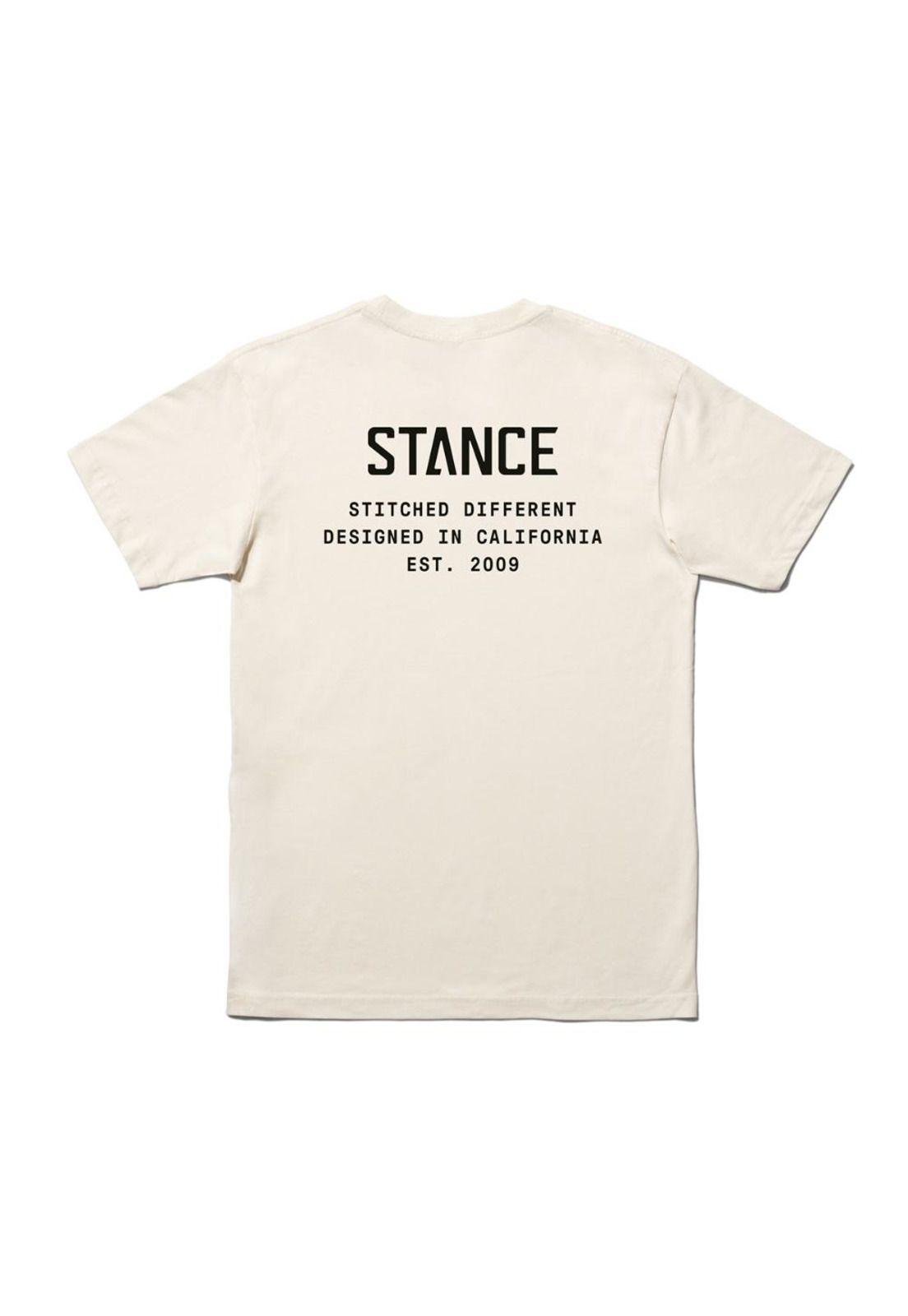Polera Stance Established Vintage White-1