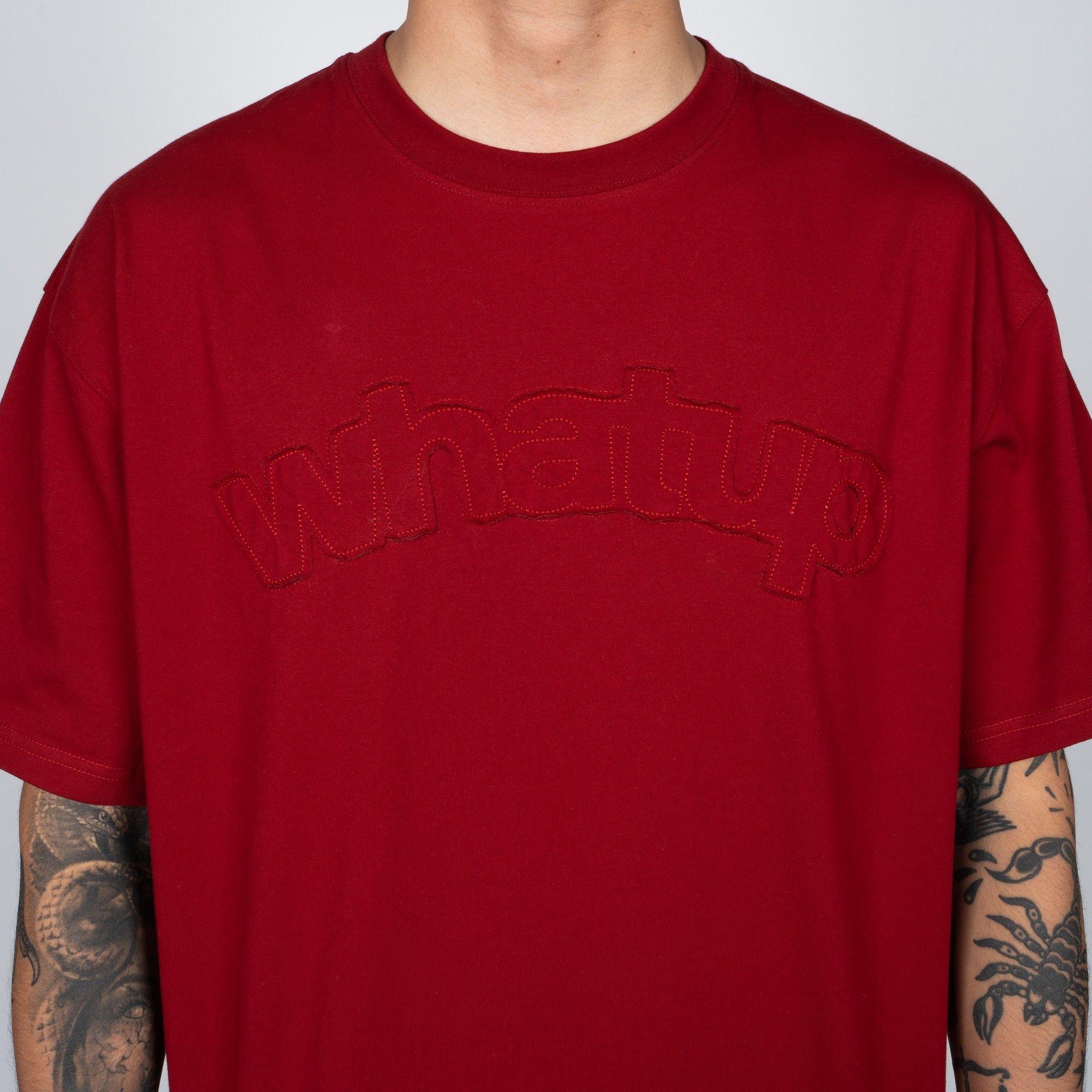 Polera WhatUp Fabric Logo Red-2
