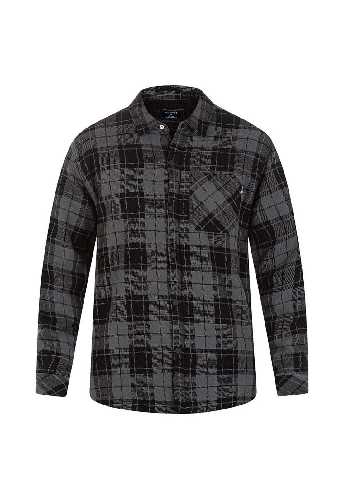 Camisa Santa Cruz Sherpa Sha Iron Grey Hurley-0