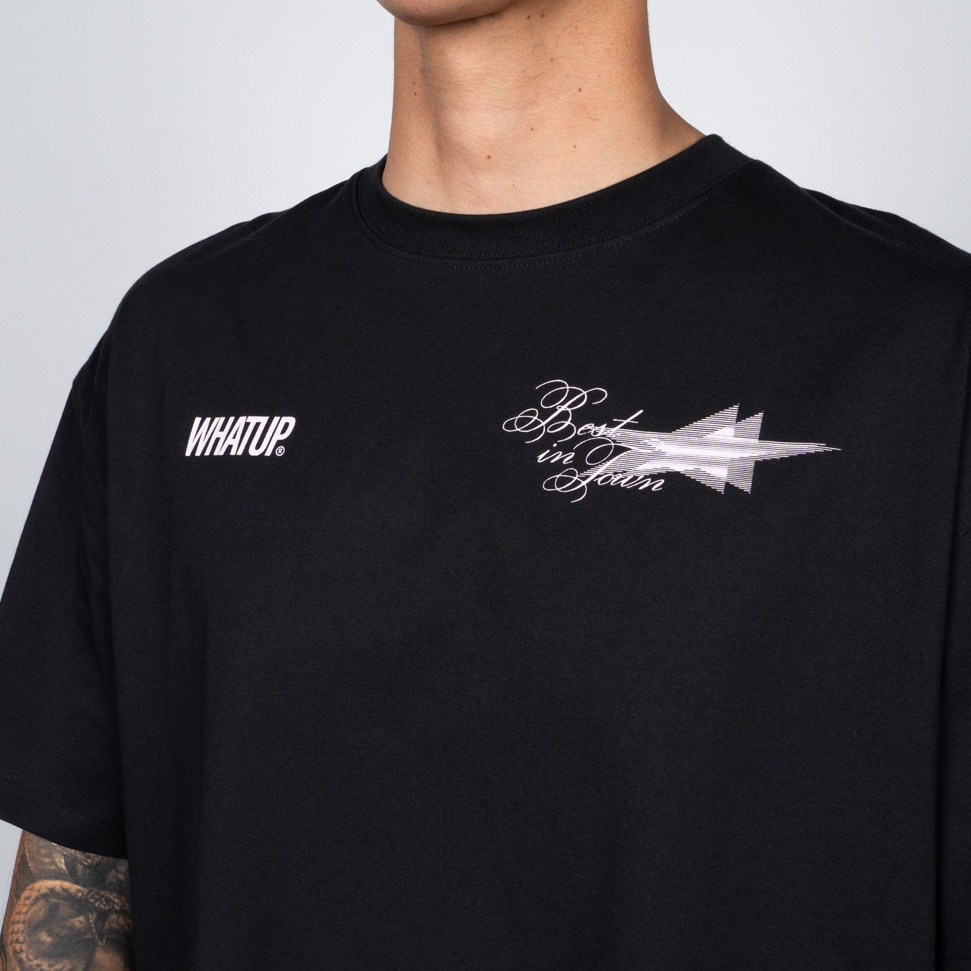 Polera WhatUp Best In Town Black-2