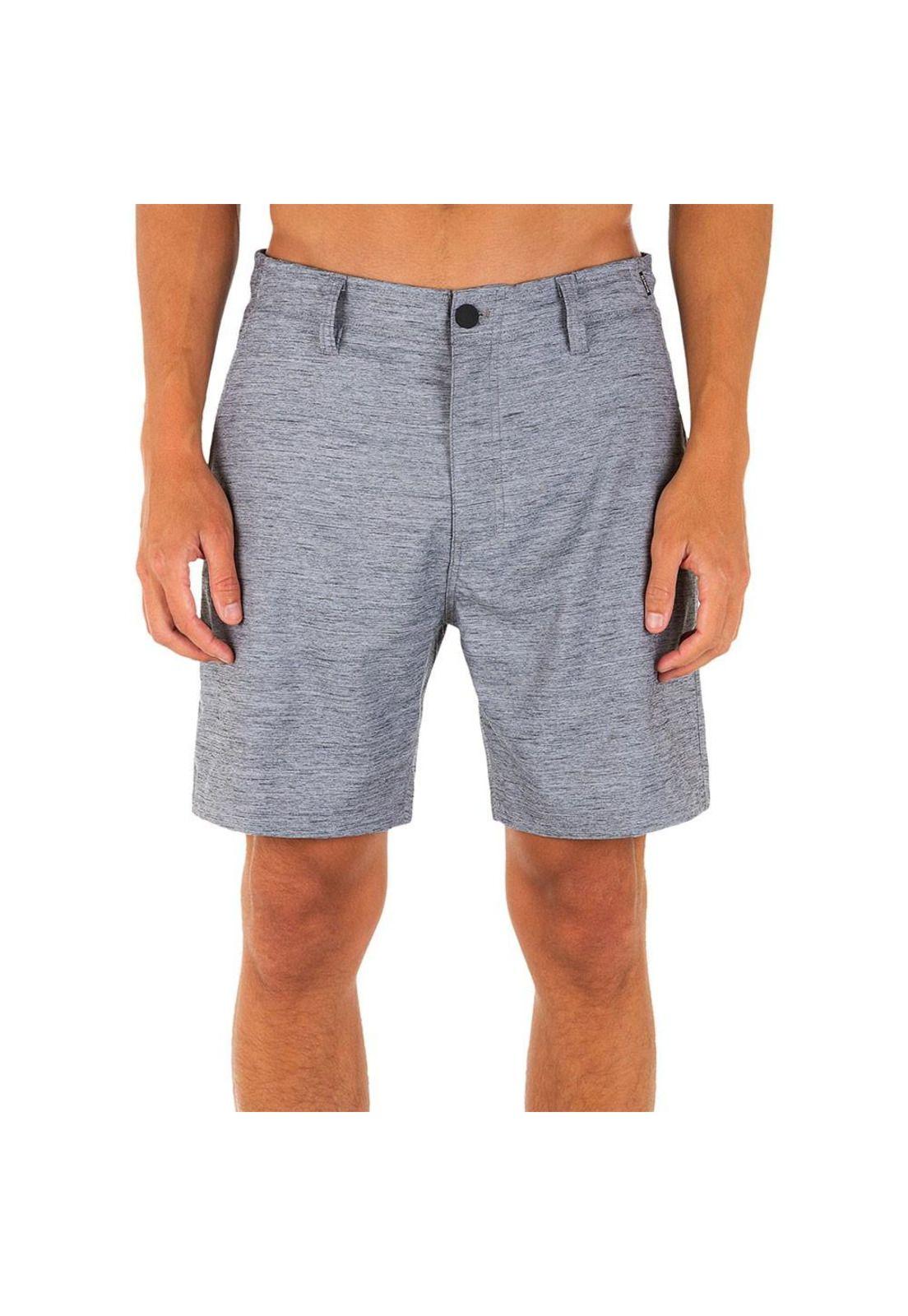 Short Dri Marwick 18" Black Heather Hurley-2