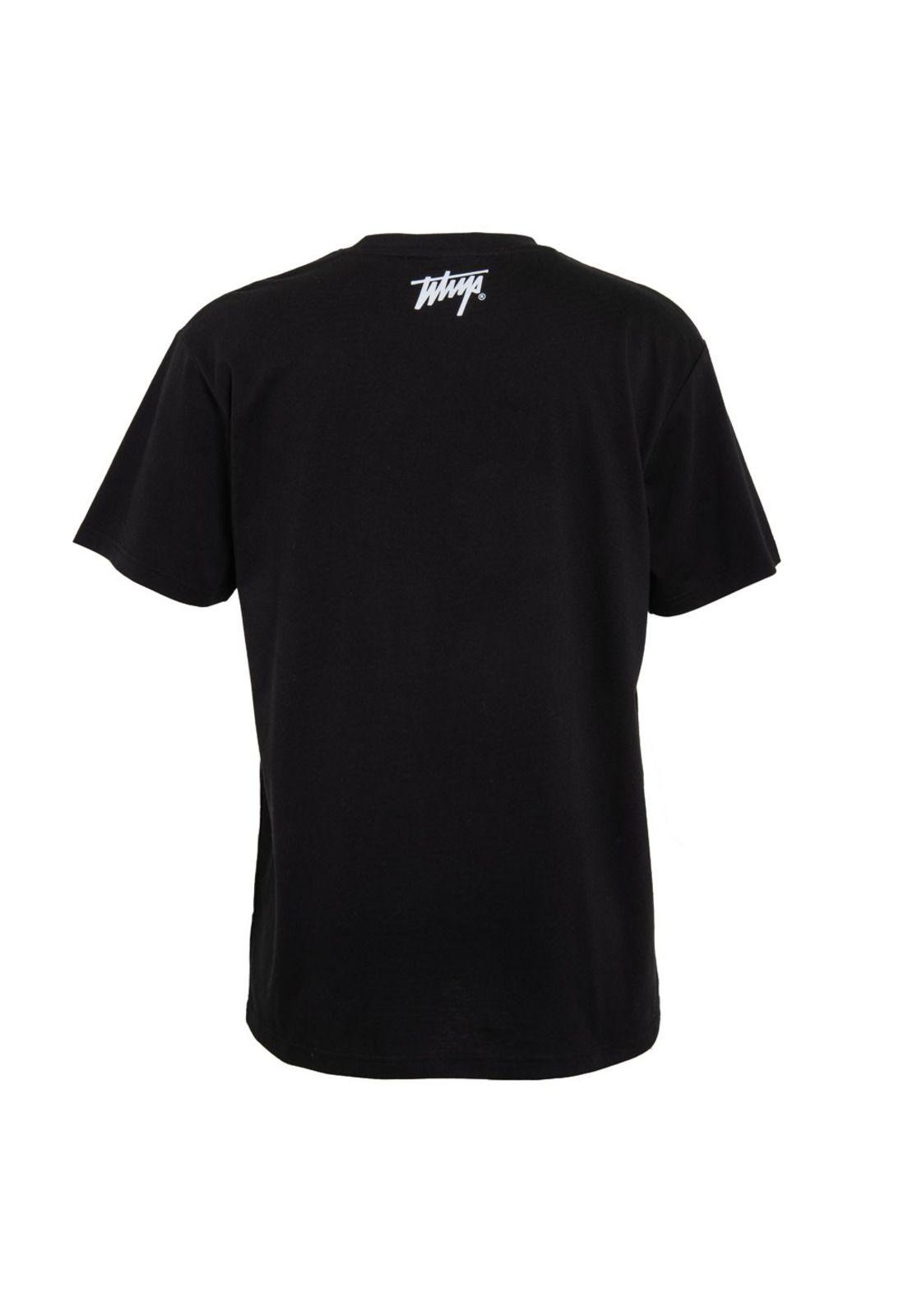 Polera Manga corta WHATUP Hombre I2304 Negro-2