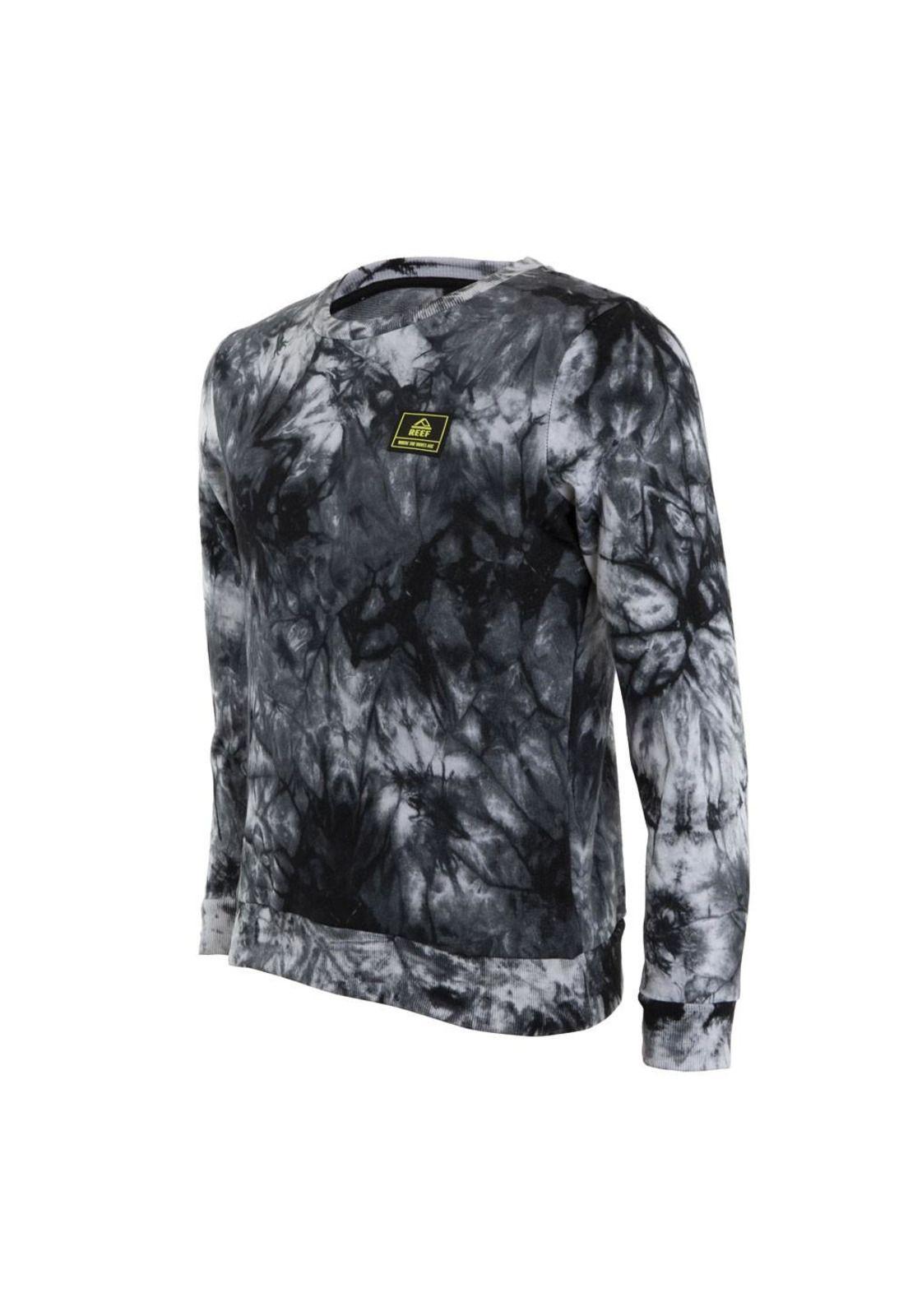 Poleron Kids Crew Tie Dye Black-1