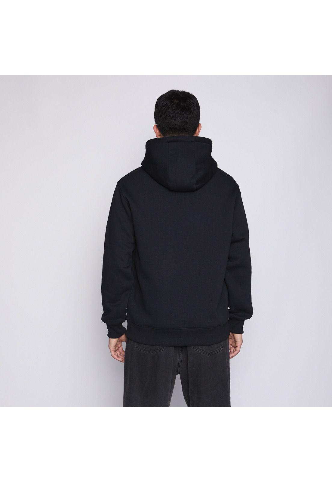 Polerón Whatup Hoodie Black White v26-1