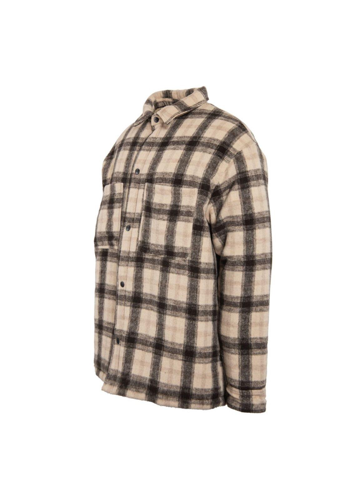 Camisa WHATUP Hombre I2360 Café-1
