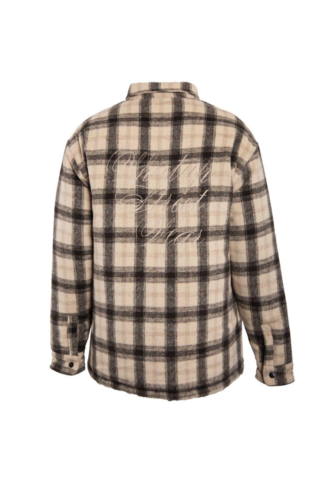 Camisa WHATUP Hombre I2360 Café-2