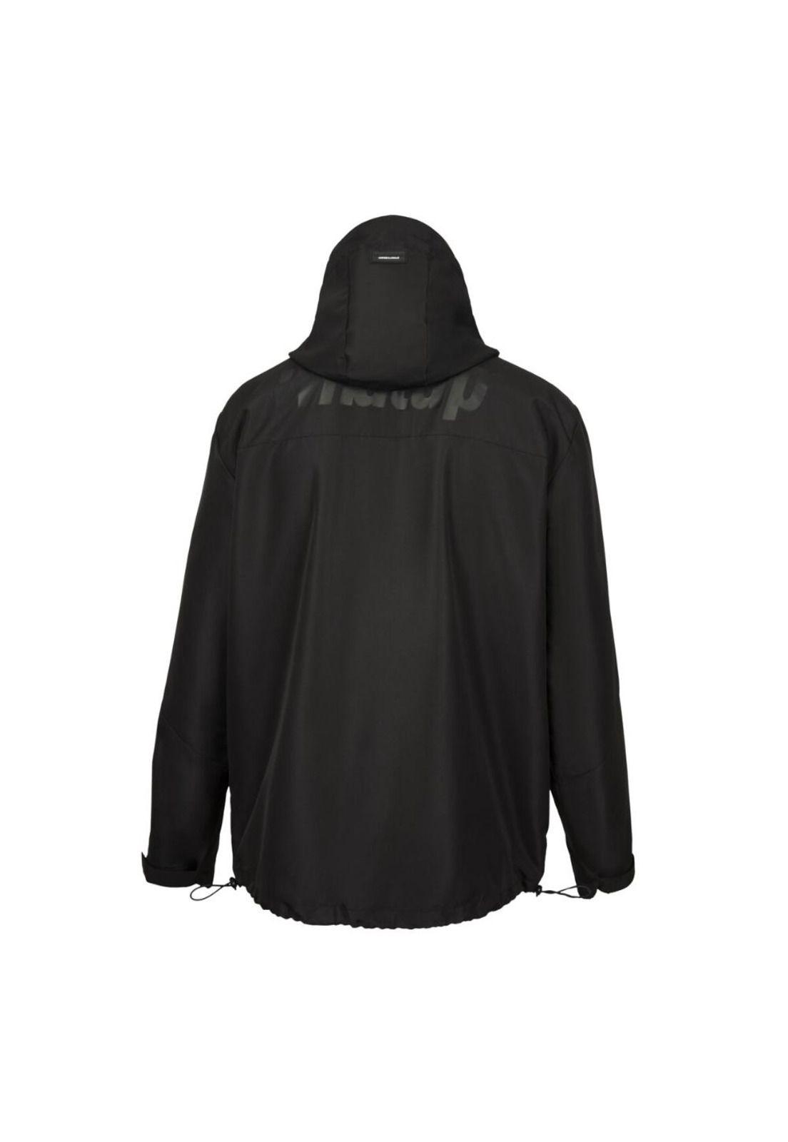 Cortaviento Full Zipper All Black-1