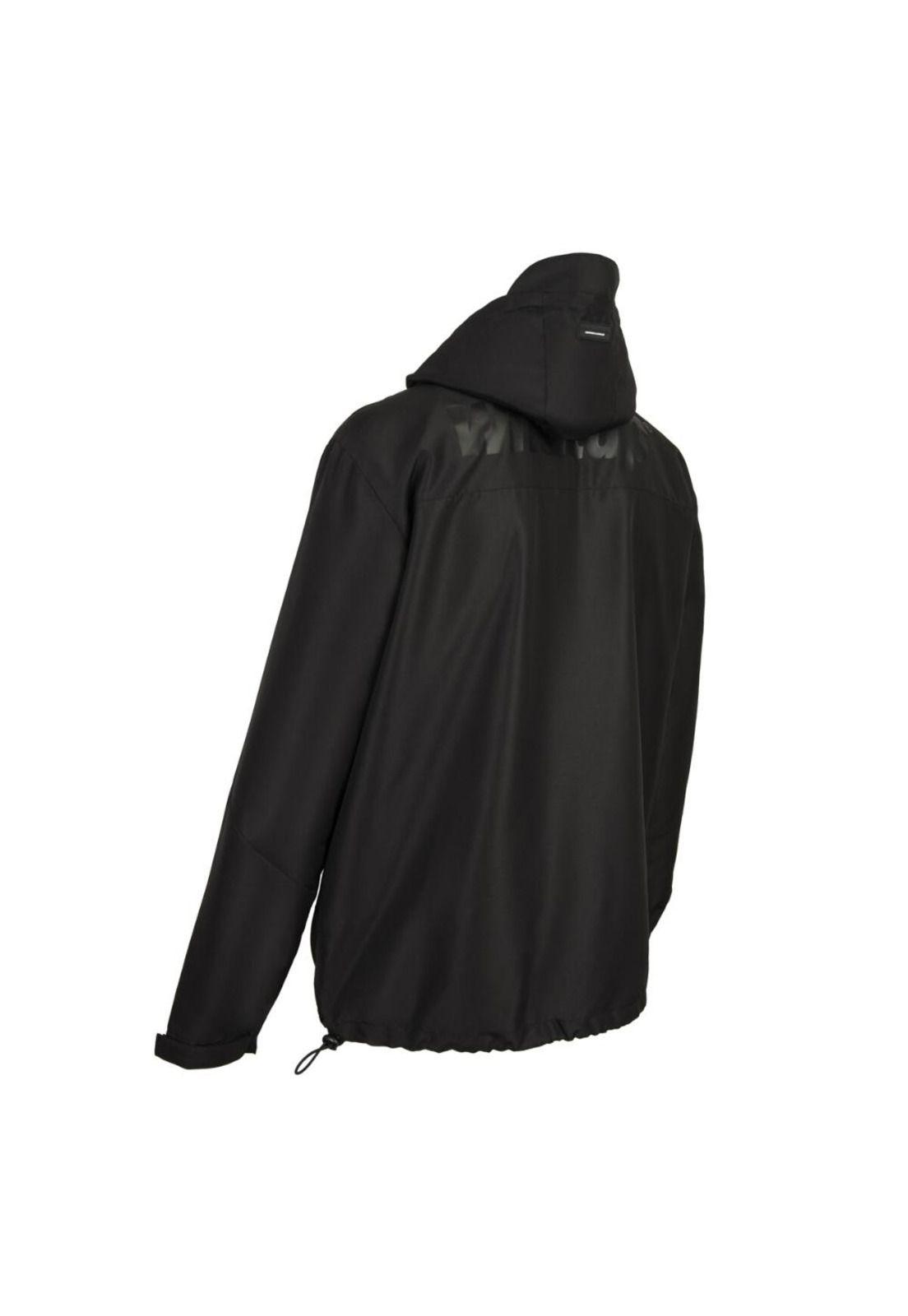 Cortaviento Full Zipper All Black-2