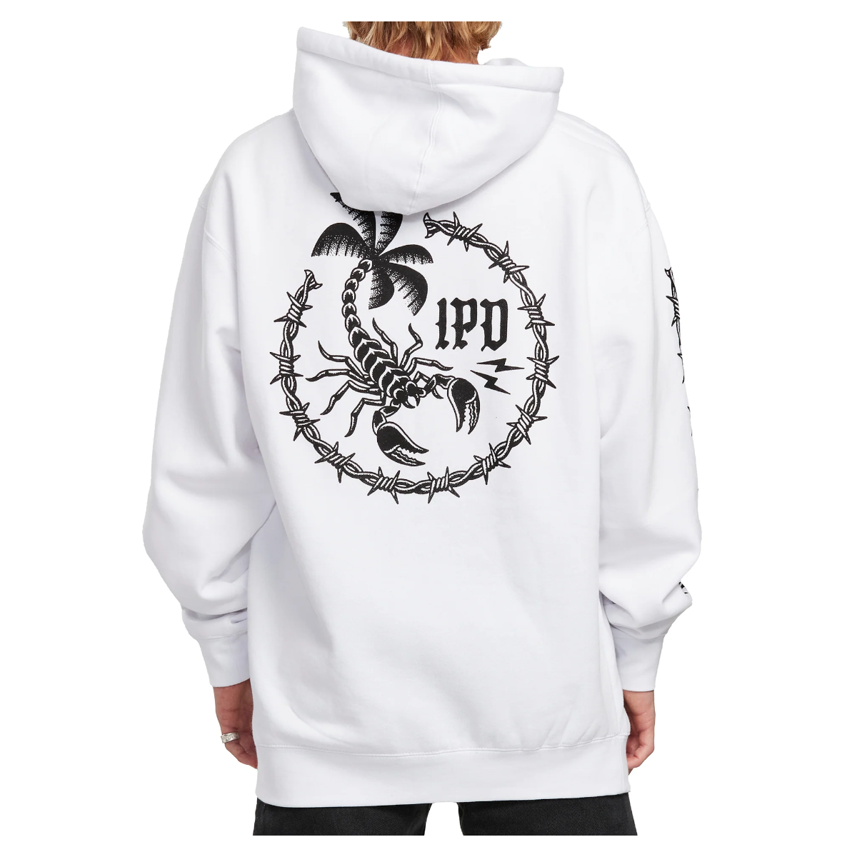 Polerón Hoodie IPD Duality Fleece White-2
