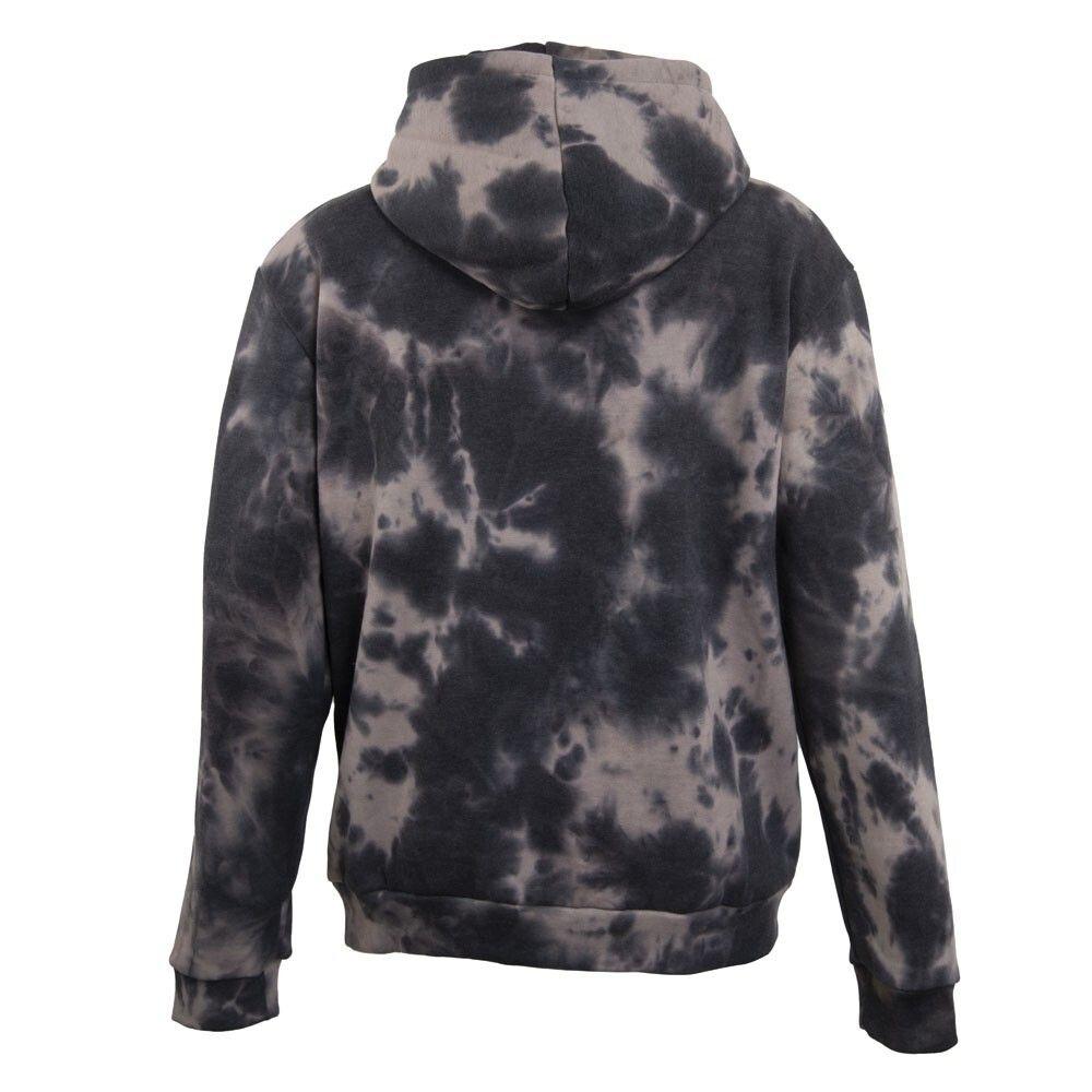 Polerón Men Full Zipper Tie Dye Beige Black-2