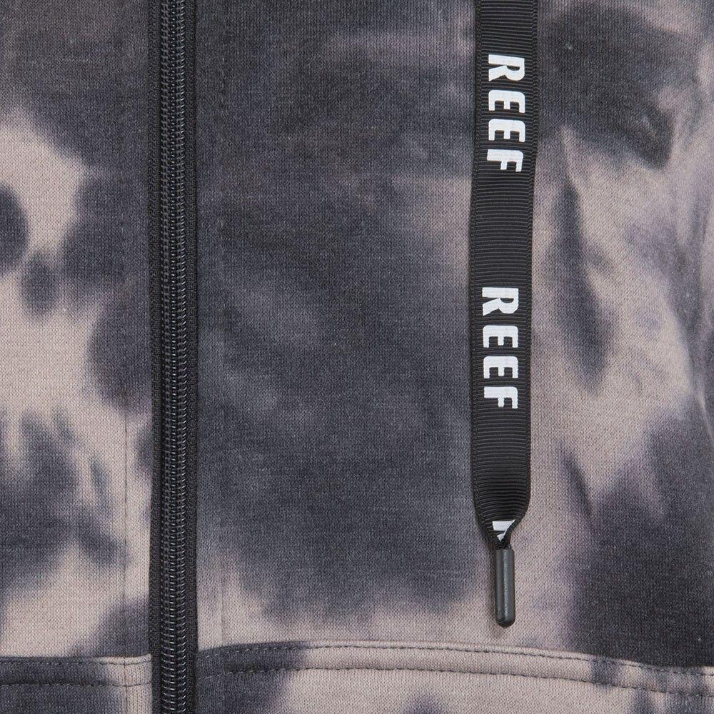 Polerón Men Full Zipper Tie Dye Beige Black-3