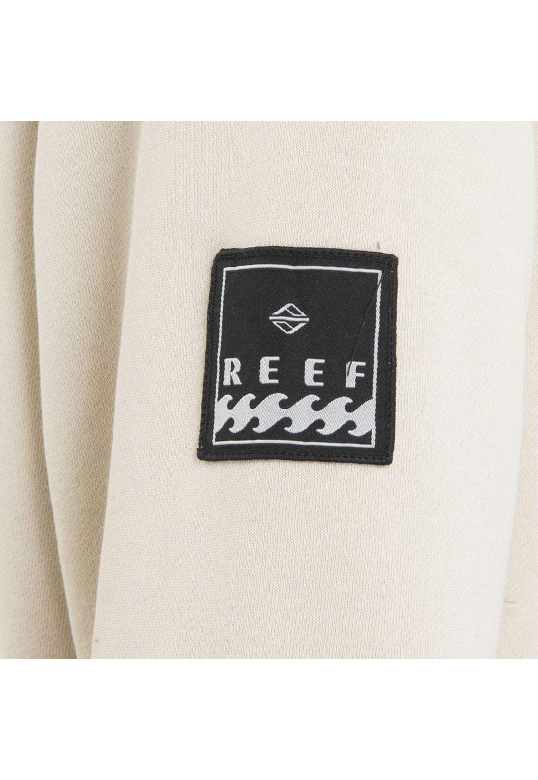 Poleron Men Crew Beige Palm-3