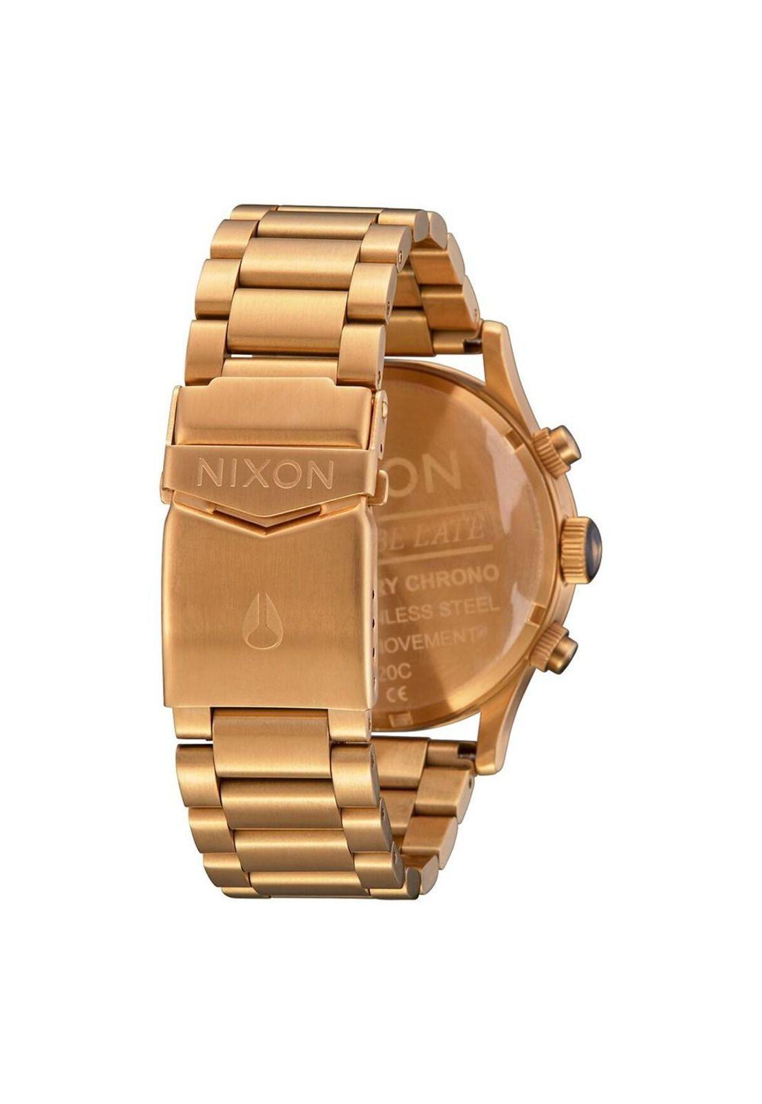 Reloj Sentry Chrono Gold Indigo Nixon-2