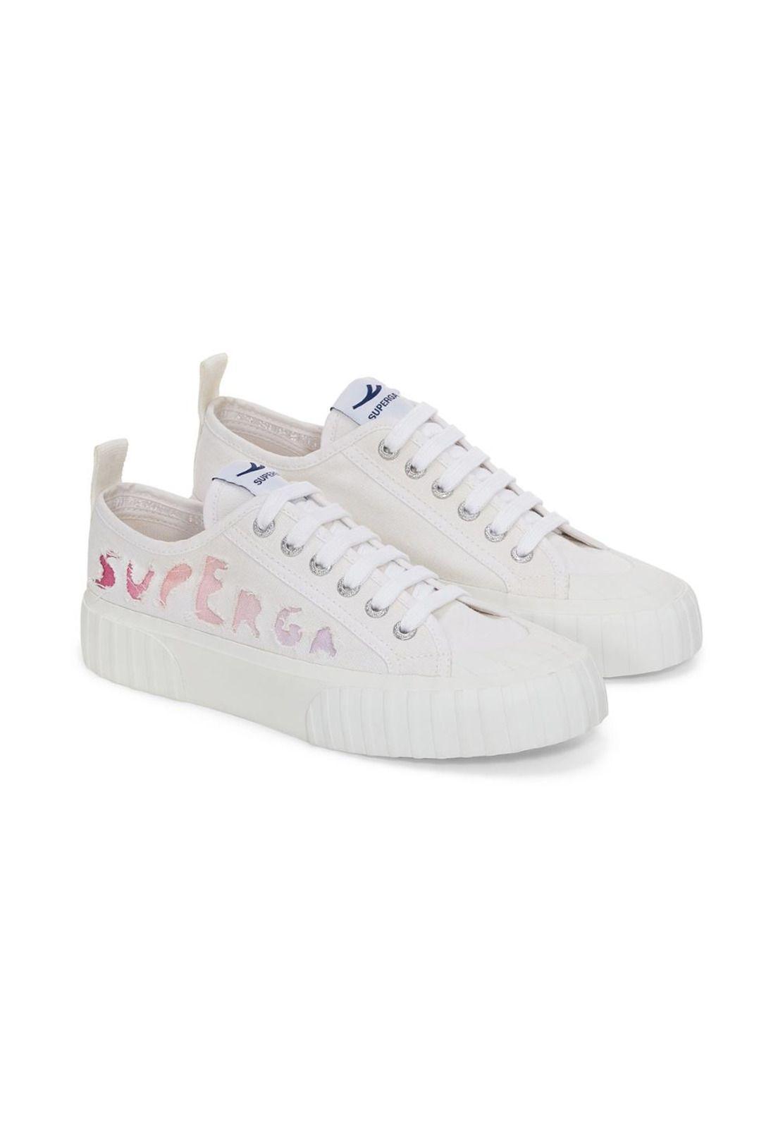 Zapatilla 2630 Ripped Logo White Shadow-1