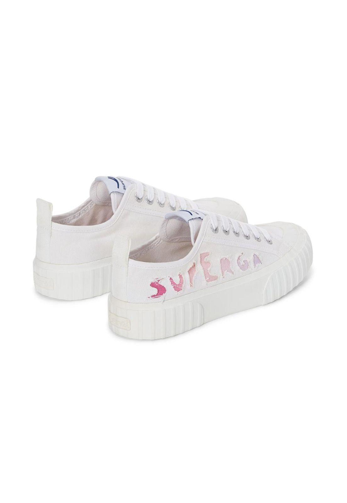 Zapatilla 2630 Ripped Logo White Shadow-2