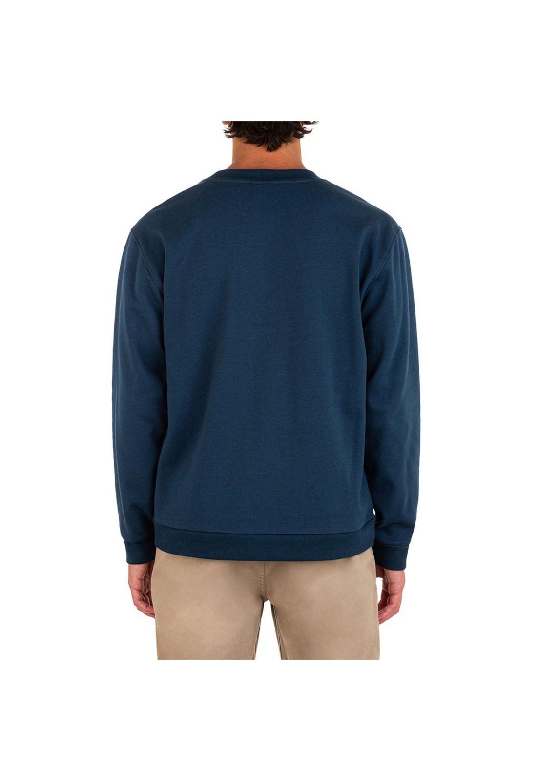 Poleron Capetown Heat Crew Armo Navy Hurley-4