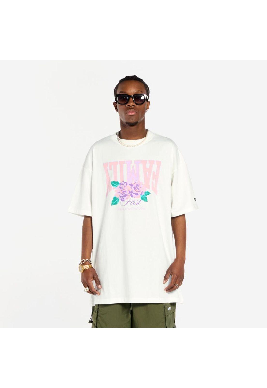 Polera Whatup Hombre Oversize Blanco-0