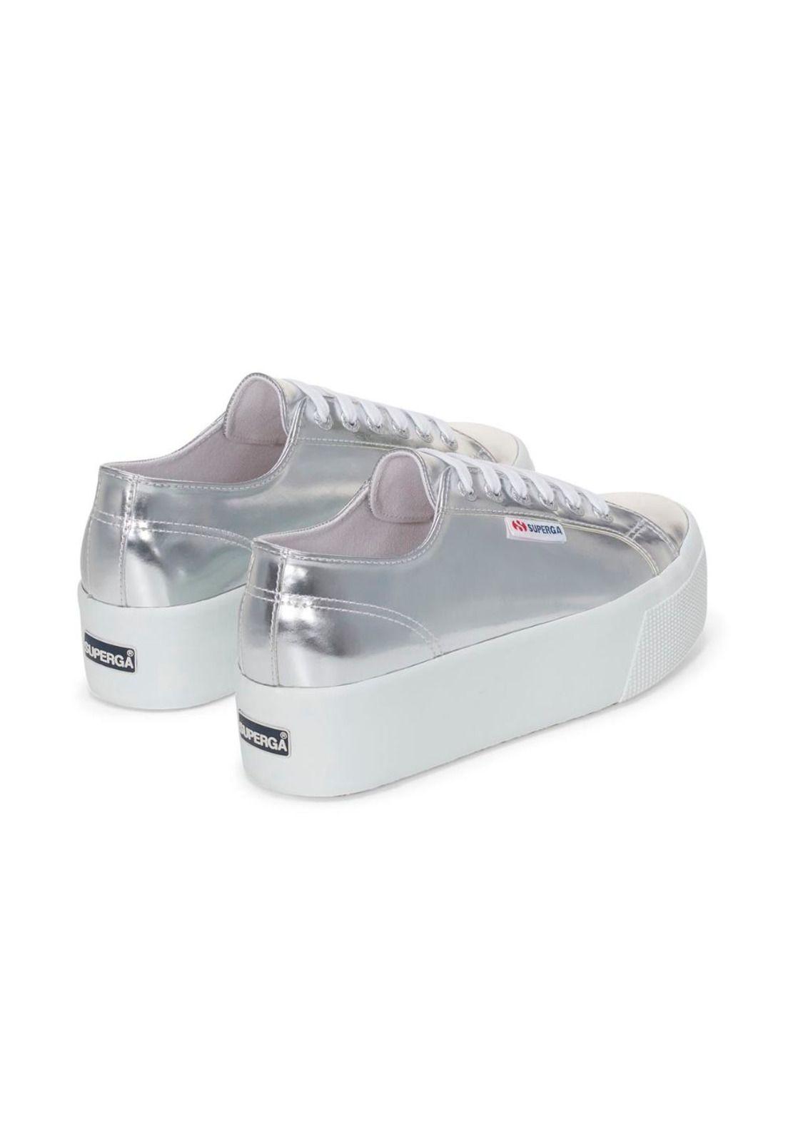 Zapatilla 2790 Mirror Synthetic Material Silver-2