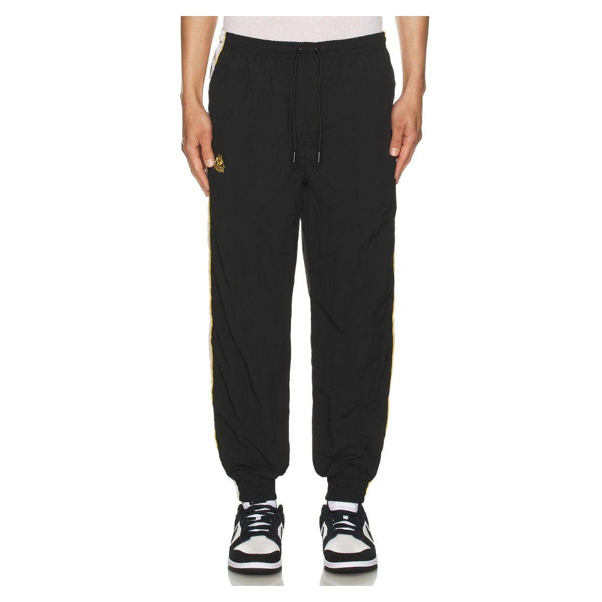 Pantalón Kappa Men Banda Neldo Black Gold White-3