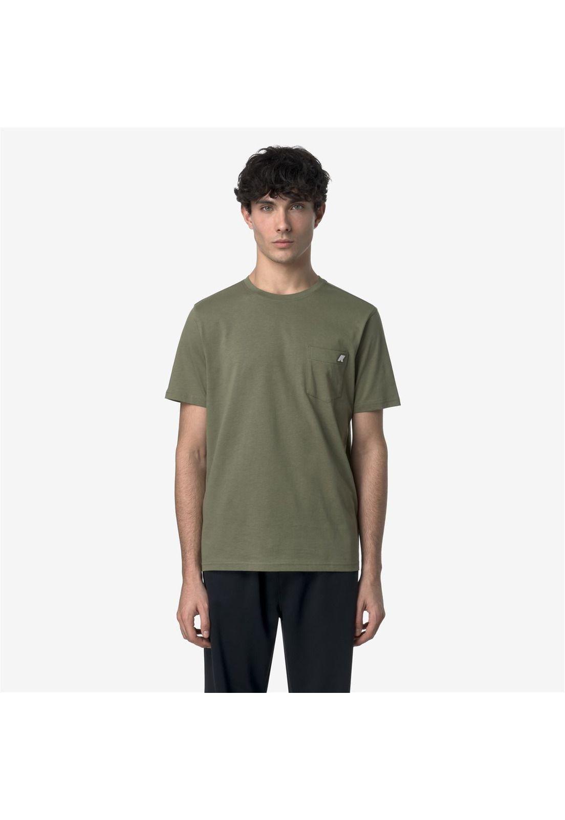Polera K-Way Men Sigur Green Lichen-0