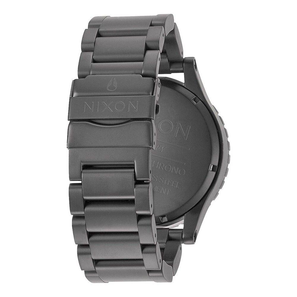 Reloj Nixon 51-30 Chrono Black White Gunmetal-2