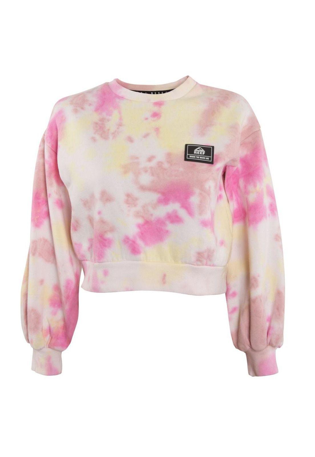 Poleron Girls Crop Pink Yellow-0
